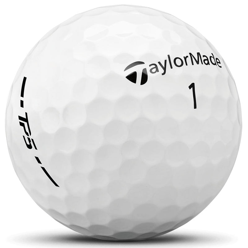 TaylorMade TP5 Golf Balls - White - 4 for 3 Dozen