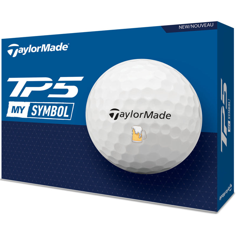 TaylorMade TP5 MySymbol Golf Balls - Double Dozen - Ltd Edition Beer Balls