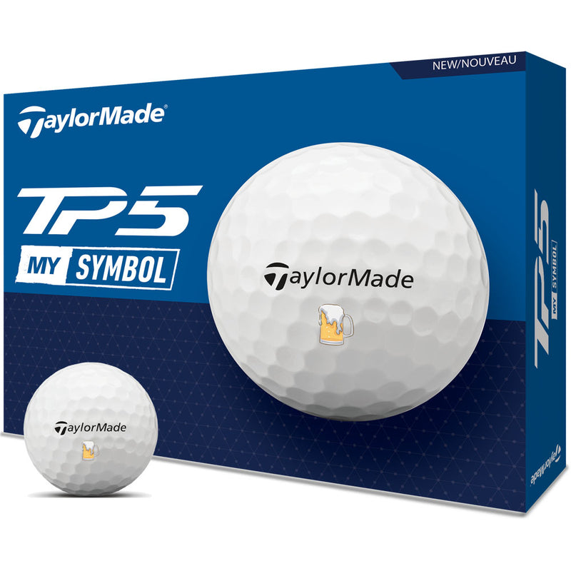 TaylorMade TP5 MySymbol Golf Balls - Double Dozen - Ltd Edition Beer Balls