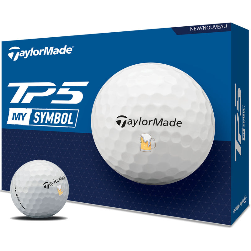 TaylorMade TP5 MySymbol Golf Balls - Double Dozen - Ltd Edition Beer Balls
