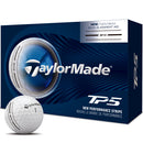 TaylorMade TP5 Tour Performance Stripe Golf Balls - White (6 Ball Pack)