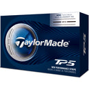 TaylorMade TP5 Tour Performance Stripe Golf Balls - White (6 Ball Pack)