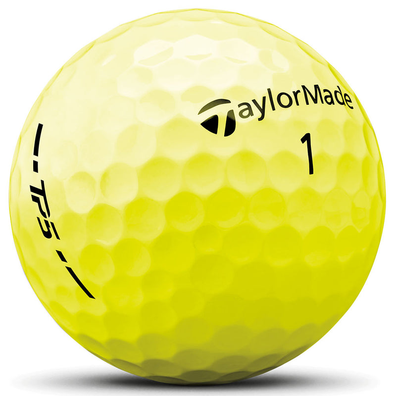 TaylorMade TP5 Golf Balls - Yellow - 12 Pack