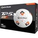 TaylorMade TP5x Pix 3.0 Golf Balls - White - Double Dozen