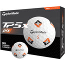 TaylorMade TP5x Pix 3.0 Golf Balls - White - 12 Pack