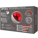 TaylorMade TP5x Tour Performance Stripe Golf Balls - White (6 Ball Pack)