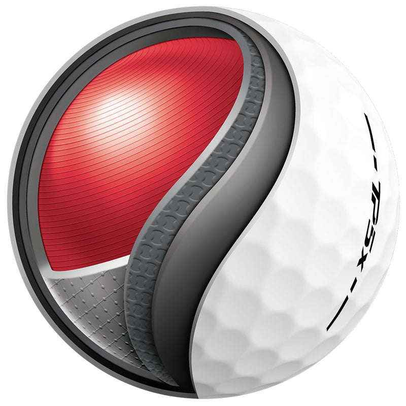 TaylorMade TP5x Golf Balls - White - Double Dozen