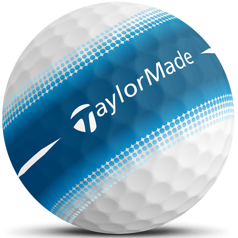 TaylorMade Tour Response Stripe Golf Balls - Blue - 12 Pack