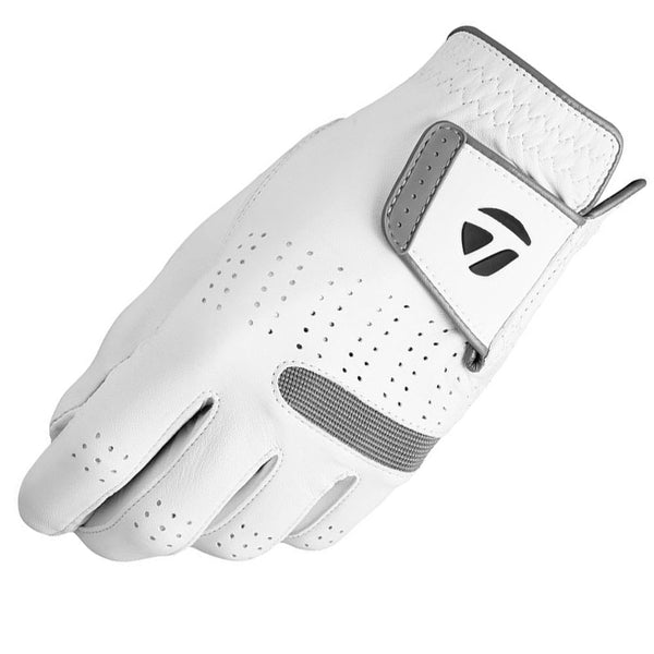 TaylorMade Tour Preferred Flex Leather Golf Glove - White