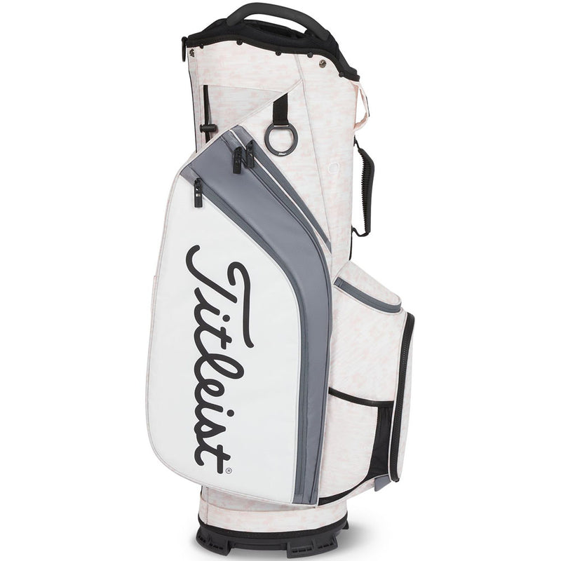 Titleist Cart 14 Lightweight Cart Bag - Pink/Charcoal/White