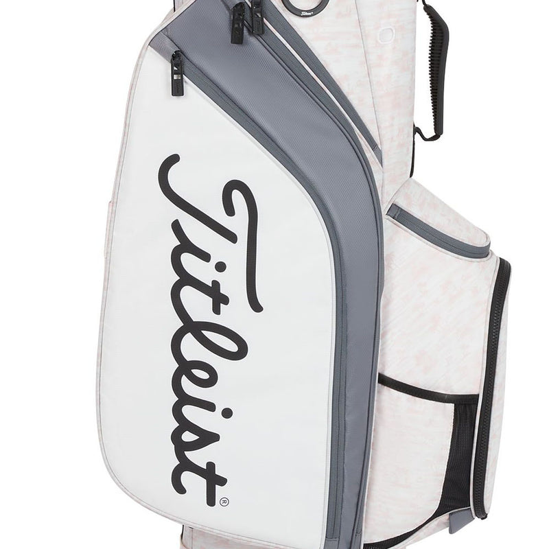 Titleist 14 Lightweight Cart Bag - Pink/Charcoal/White