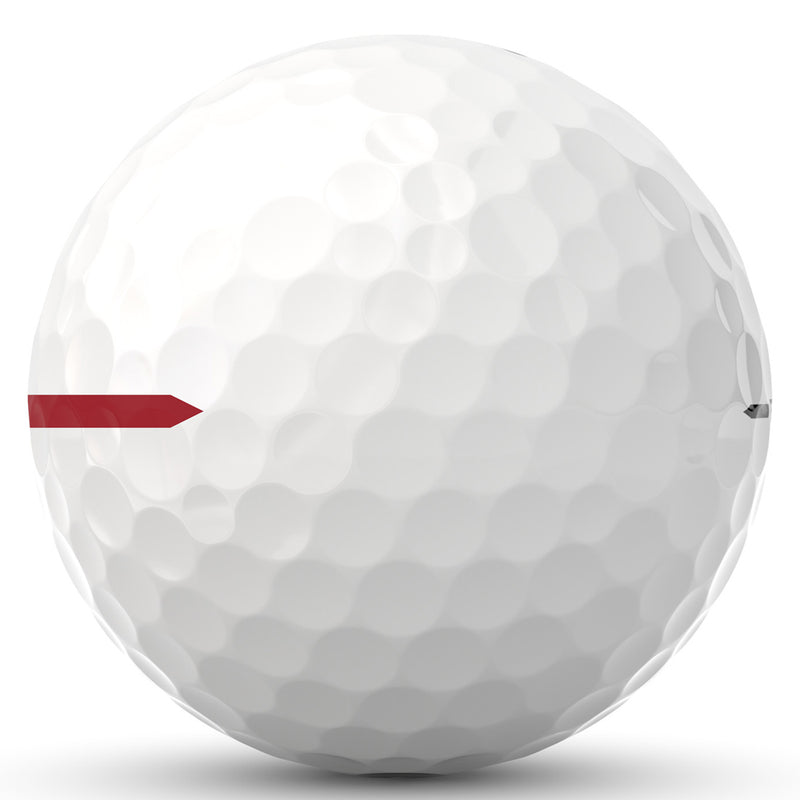 Titleist Pro V1x AIM Performance Alignment Golf Balls - Red - 12 Pack