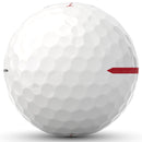 Titleist Pro V1x AIM Performance Alignment Golf Balls - Red - 12 Pack