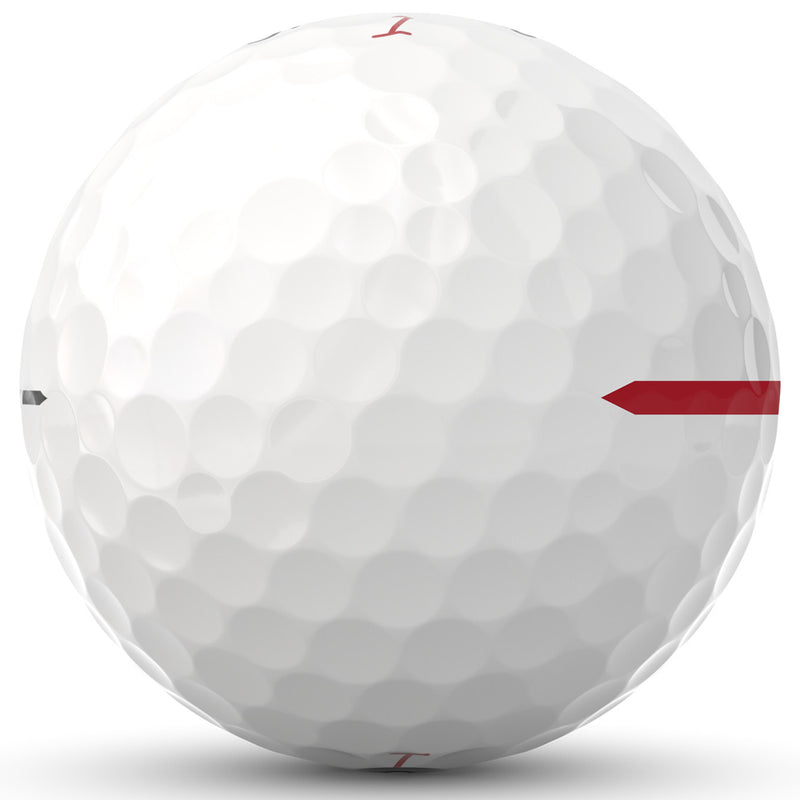 Titleist Pro V1x AIM Performance Alignment Golf Balls - Red - 12 Pack