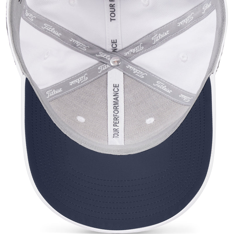 Titleist Tour Performance Adjustable Cap - White/Navy/Red