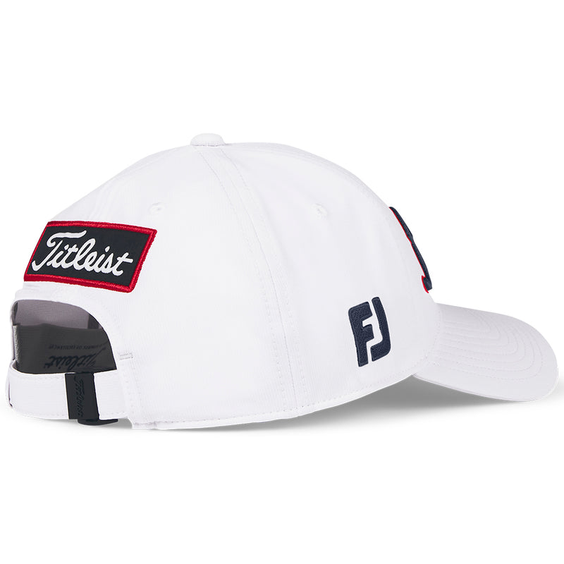 Titleist Tour Performance Adjustable Cap - White/Navy/Red