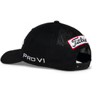 Titleist Tour Performance Mesh Adjustable Cap - Black/White