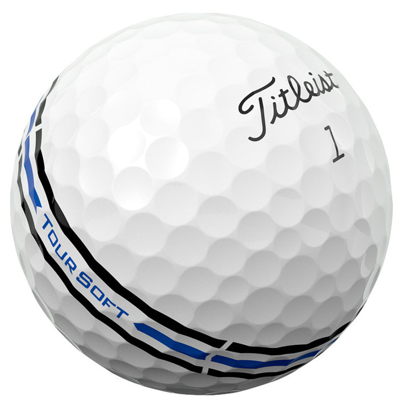 Titleist Tour Soft Aim 360 Golf Balls - White - 12 Pack