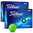 Titleist Tour Soft Golf Balls - Green - Double Dozen