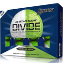 Srixon Q-Star Tour 6 Divide Golf Balls - White/Lime - 12 Pack