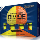Srixon Q-Star Tour 6 Divide Golf Balls - Yellow/Orange - 12 Pack
