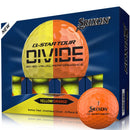 Srixon Q-Star Tour 6 Divide Golf Balls - Yellow/Orange - 12 Pack