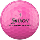 Srixon Q-Star Tour 6 Divide Golf Balls - White/Pink - 12 Pack
