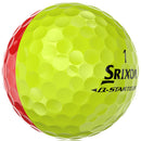 Srixon Q-Star Tour 6 Divide Golf Balls - Yellow/Red - 12 Pack