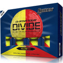 Srixon Q-Star Tour 6 Divide Golf Balls - Yellow/Red - 12 Pack
