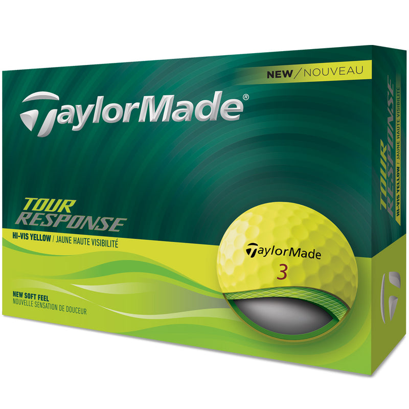 TaylorMade Tour Response Balls - 4 for 3 - Yellow