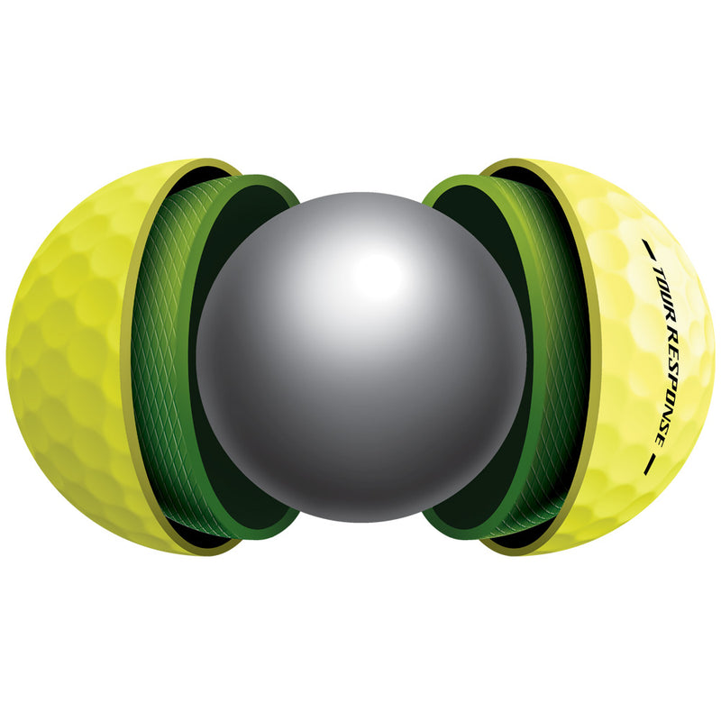 TaylorMade Tour Response Balls - 4 for 3 - Yellow