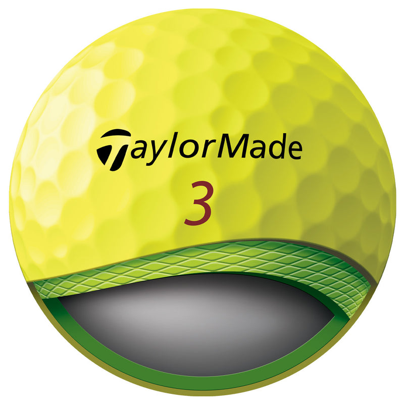 TaylorMade Tour Response Balls - 4 for 3 - Yellow