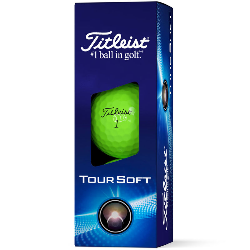 Titleist Tour Soft Golf Balls - Green - 12 Pack