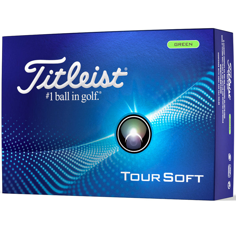 Titleist Tour Soft Golf Balls - Green - 12 Pack