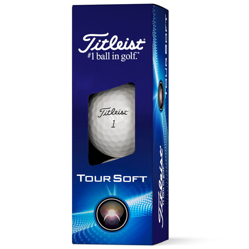 Titleist Tour Soft Golf Balls - White - 12 Pack