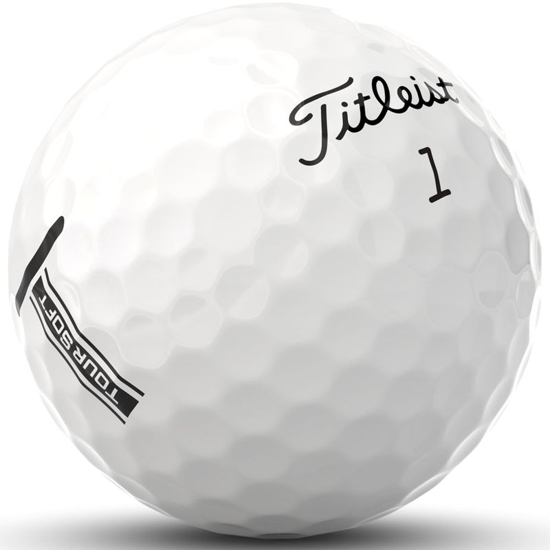 Titleist Tour Soft Golf Balls - White - 12 Pack