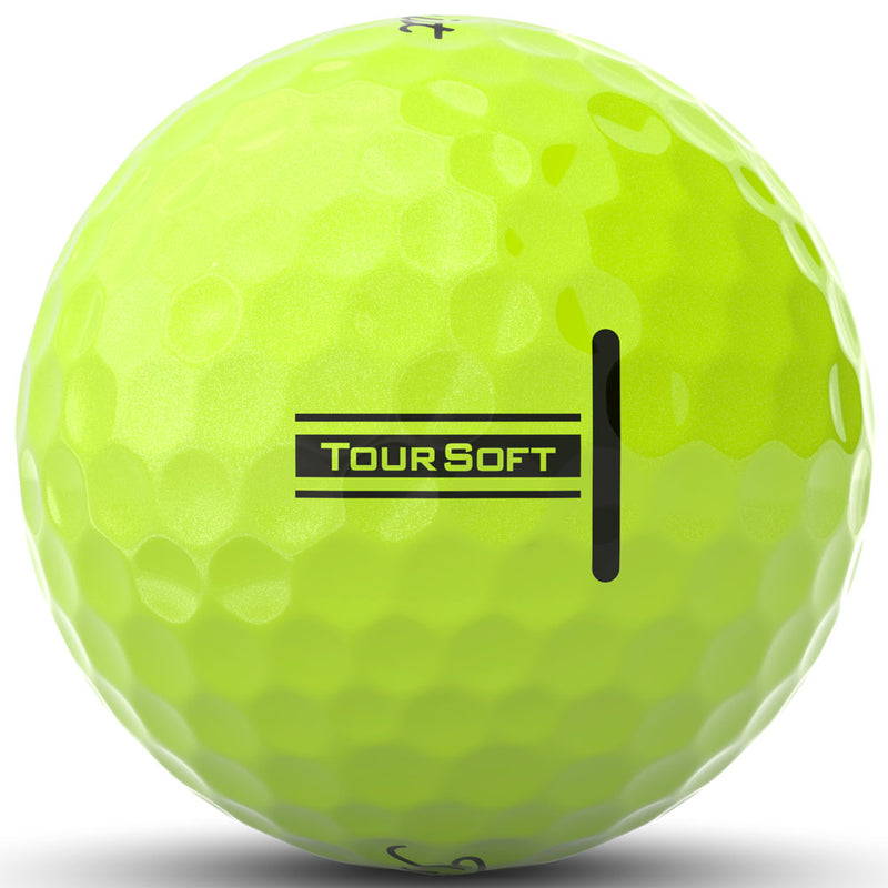 Titleist Tour Soft Golf Balls - Yellow - Double Dozen