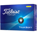 Titleist Tour Soft Golf Balls - Yellow - 12 Pack