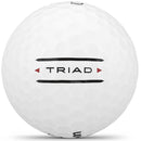 Wilson Triad Golf Balls - White - Double Dozen