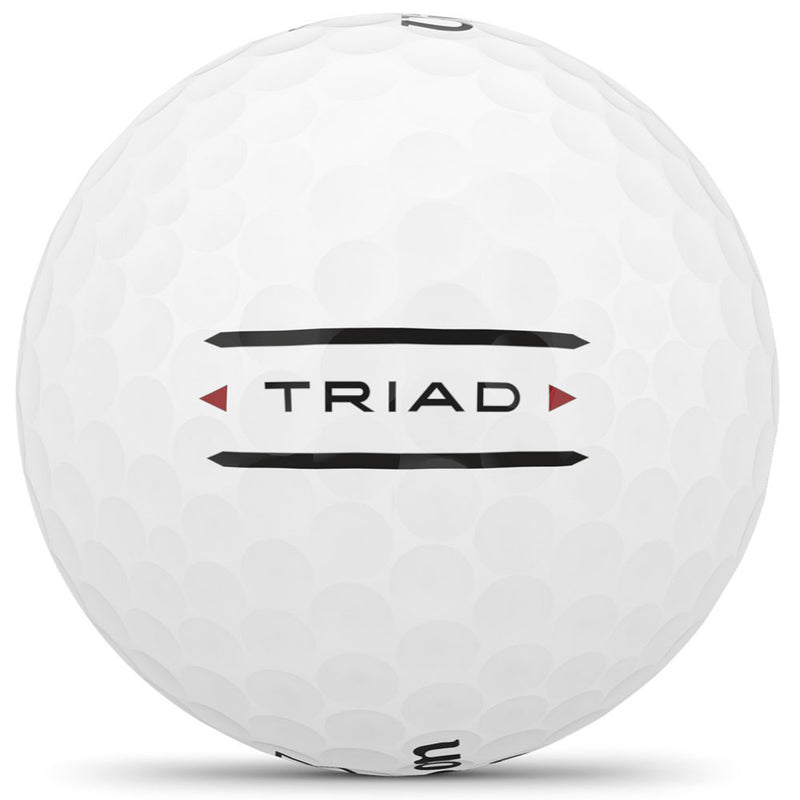 Wilson Triad Golf Balls - White - Double Dozen