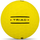 Wilson Triad Golf Balls - Yellow - Double Dozen