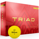 Wilson Triad Golf Balls - Yellow - 12 Pack