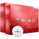 Wilson Triad Golf Balls - White - Double Dozen