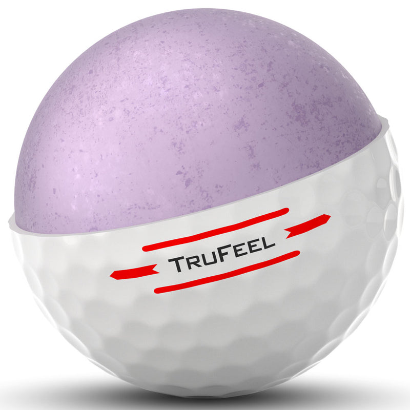 Titleist TruFeel Golf Balls - White - 12 Pack