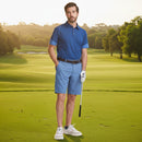 Ping Ty Polo Shirt - Inky/Bright Cobalt