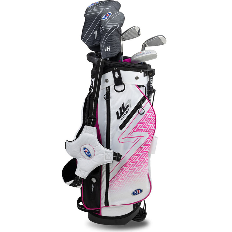 U.S Kids Golf Junior Ultralight 7 48 5 Club Stand Set Pink - (48-51" Golfer Height)