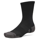 Under Armour Performance Tech Crew Socks (3 Pack) - Ultimate Black/Ultimate Black/Jet Grey