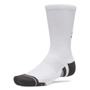 Under Armour Performance Tech Crew Socks (3 Pack) - White/White/Jet Grey