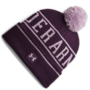 Under Armour Halftime Pom Pom Beanie - Purple Echo/Mauve Pink/Mauve Pink