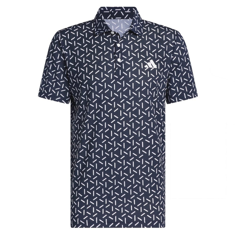 adidas Ultimate365 Mesh Print Climacool Polo - Collegiate Navy